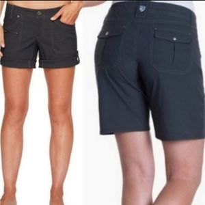 EXCELLENT LIKE NEW CONDITION WOMEN’S 10 KUHL KLIFFSIDE AIR GRAY ROLL-UP SHORTS